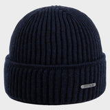 Merino Beanie - Unisex - Navy - Gumpel & Co