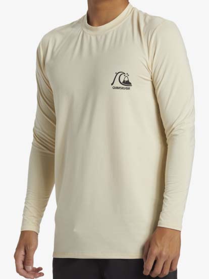 Men's DNA Surf Long Sleeve UV T-Shirt - Herre - Oyster White - Gumpel & Co