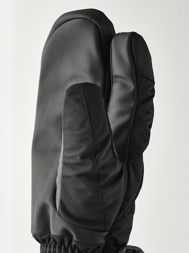 Gauntlet Sr. 3 - finger skihandske - unisex - black - Gumpel & Co