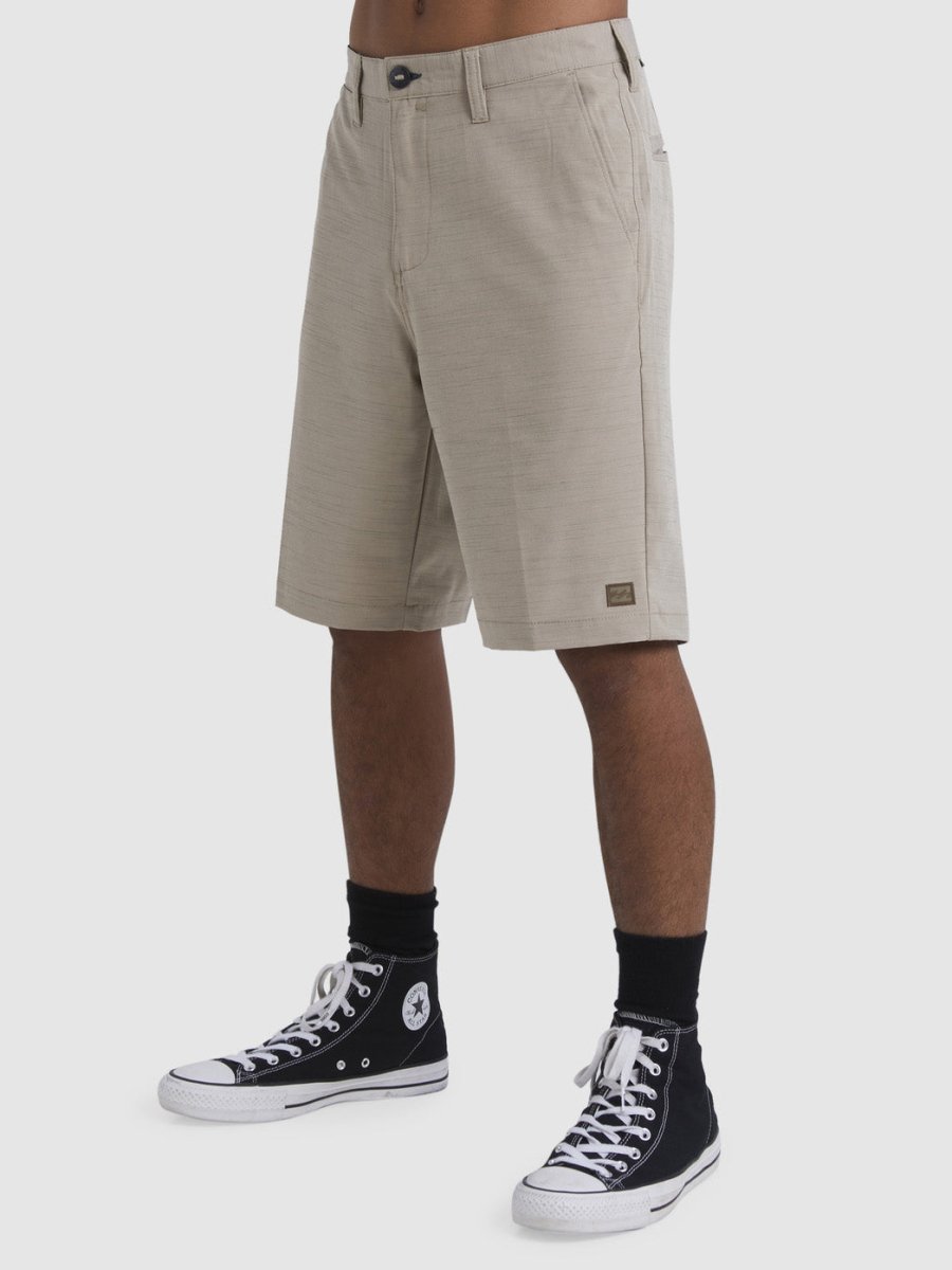 Men's Crossfire Submersible Hybrid Shorts - Herre - Khaki - Gumpel & Co