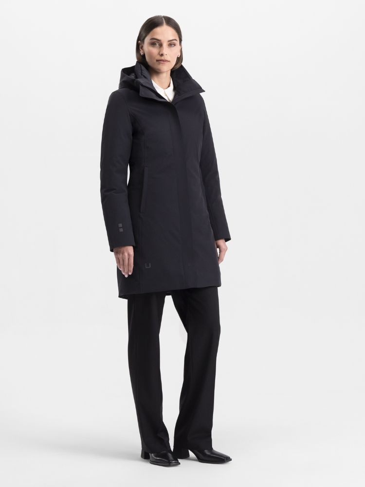 White Heat Frakke - Dame - Dark Sand - Gumpel & Co