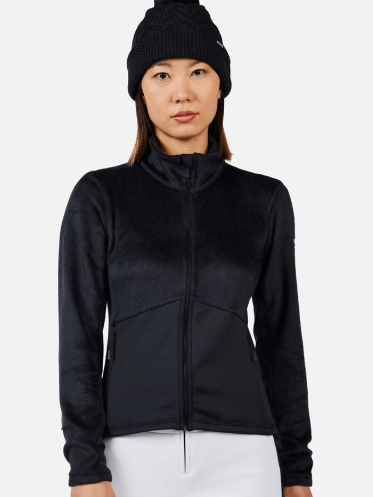 Diretta Fleece Midlayer m/lynlås - Dame - Sort - Gumpel & Co