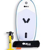 Oppustelig Wing Foil Board - 130L - White - Gumpel & Co