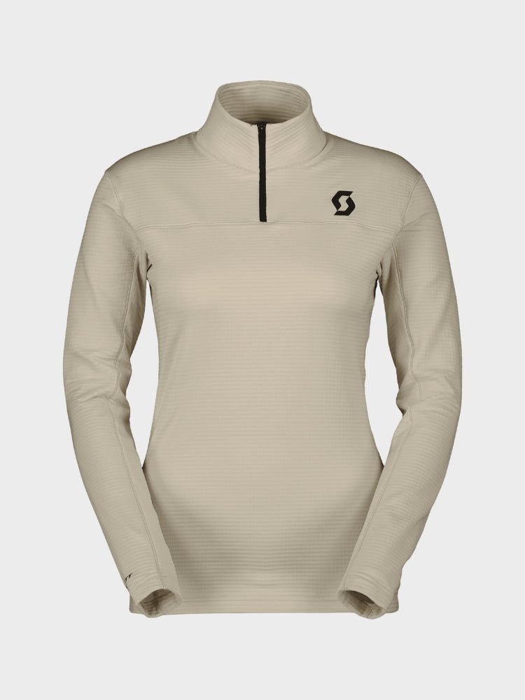 W Pullover Defined Light - Dame - Dust White - Gumpel & Co