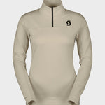 W Pullover Defined Light - Dame - Dust White - Gumpel & Co