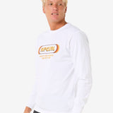 Icons Of Surf Long Sleeve UV Tee - Herre - White - Gumpel & Co