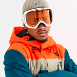 O - Frame 2.0 Pro XM (7113) Skibriller - Matte White Strop/Fire + Persimmon linser - Gumpel & Co