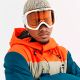 O - Frame 2.0 Pro XM (7113) Skibriller - Matte White Strop/Fire + Persimmon linser - Gumpel & Co