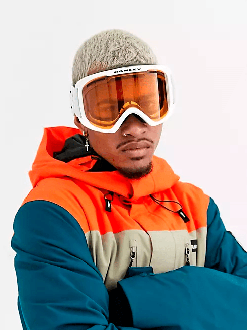 O - Frame 2.0 Pro XM (7113) Skibriller - Matte White Strop/Fire + Persimmon linser - Gumpel & Co