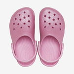 Toddler Classic Glitter Clog - Pink Tweed Glitter - Gumpel & Co