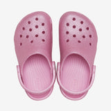 Toddler Classic Glitter Clog - Pink Tweed Glitter - Gumpel & Co