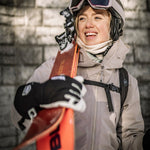 Army Leather Heli 5 - finger Skihandsker - Unisex - Black - Gumpel & Co