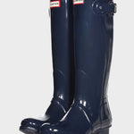 Original Tall Boot Gloss - Navy - Dame - Gumpel & Co