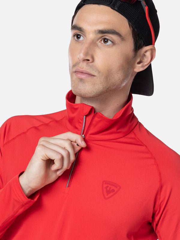 Classique Half - Zip Midlayer - Herre - Rød - Gumpel & Co