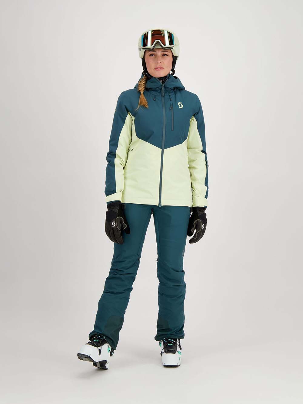 Women's Ultimate Dryo Skibukser - Dame - Metal Blue - Gumpel & Co