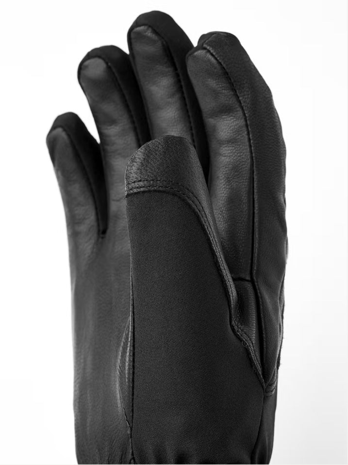 Alpine Short Gore - Tex 5 - finger Skihandsker - Unisex - Black - Gumpel & Co