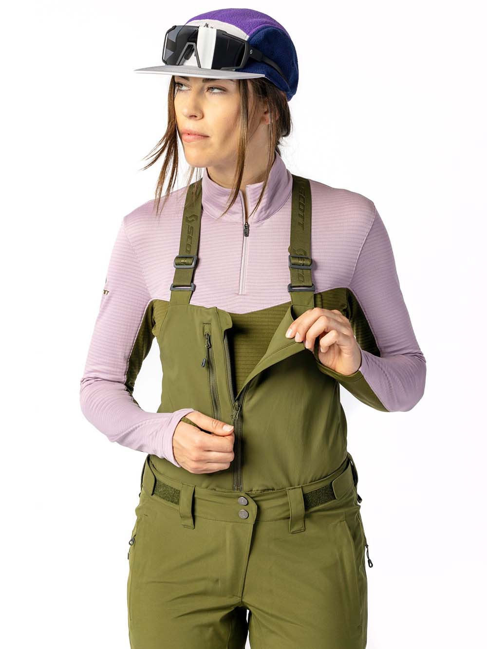 Women's Vertic 3L Skibukser - Dame - Fir Green - Gumpel & Co