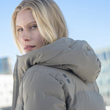 Infinity Dunfrakke - Dame - Dark Sand - Gumpel & Co