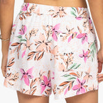 Women's Lekeitio Break Beach Shorts - Dame - Snow White Tropical - Gumpel & Co