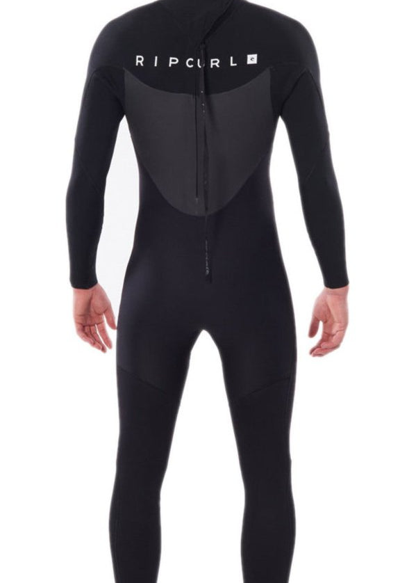 Men's Omega 3/2 Full Back Zip Steamer Våddragt | Herrer | Black - Gumpel & Co