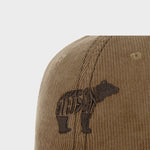 Baseball Cap Bear - Unisex - Almond - Gumpel & Co