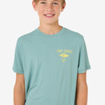 Icons Surflite UPF Short Sleeve Rash Vest - Børn - Blue Lagoon - Gumpel & Co