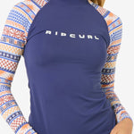 San Carlos Long Sleeve UPF Rash Vest - Dame - Dark Blue - Gumpel & Co