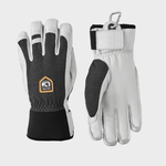 Army Leather Patrol 5 - Fingre skihandske - Herre - Charcoal - Gumpel & Co