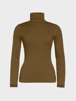 Mira Long Sleeve Knit Sweater - Women - Dark Olive