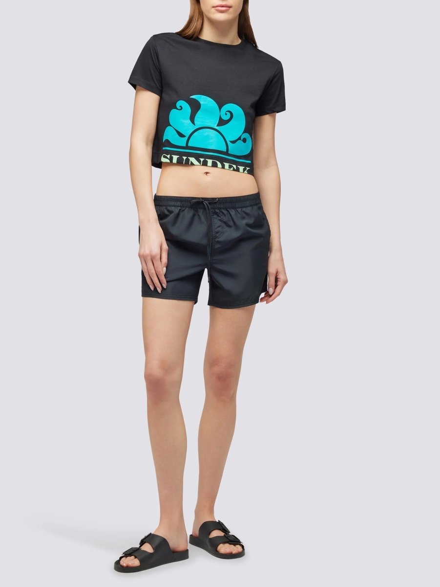 Women's Coast Swimshorts - Dame - Black - Gumpel & Co