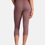 Women's Rose Light Capri 3/4 100% Merino Skiunderbukser - Dame - Taupe - Gumpel & Co