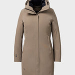 White Heat Frakke - Dame - Dark Sand - Gumpel & Co