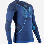 Men's Merino Light Baselayer Skiundertrøje - Herre - Ocean/Sky Blue - Gumpel & Co