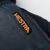 Army Leather Wool Terry 5 - finger - Herre - Grey - Gumpel & Co