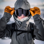 Fall Line 5 - finger Skihandsker - Unisex - Almond White/Almond - Gumpel & Co