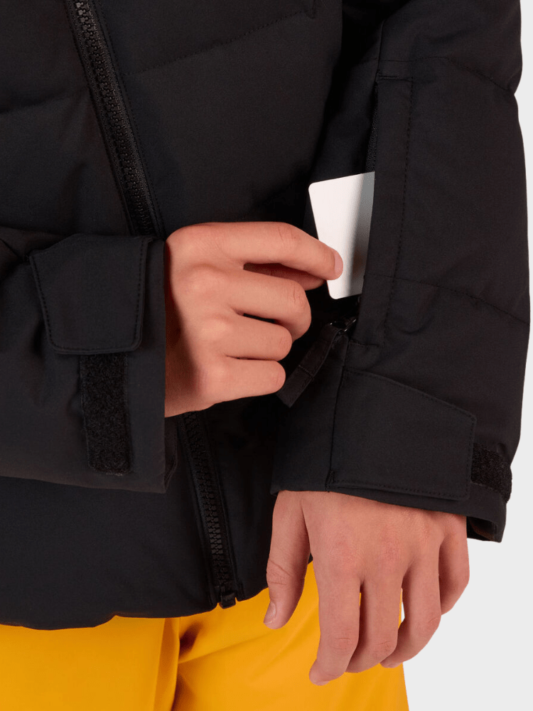 Siz Quilted Skijakke - Børn - Sort - Gumpel & Co