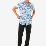 Dreamer Barrel Killa Short Sleeve Shirt - Herre - Sky Blue - Gumpel & Co