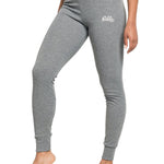 Womens' Active Warm Skiunderbukser - Steel Grey Melange - Gumpel & Co