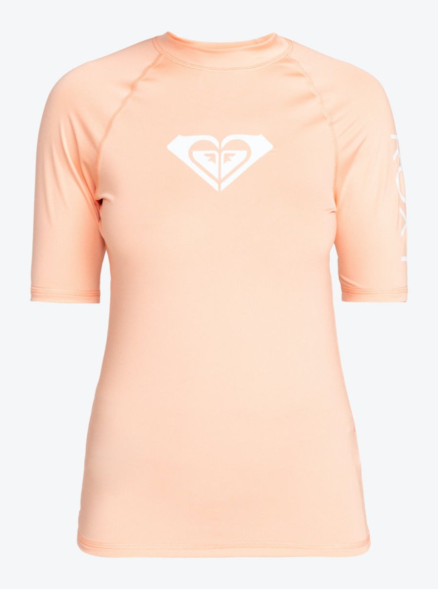Women's Whole Hearted Short Sleeve UV T-shirt - Dame - Salmon - Gumpel & Co