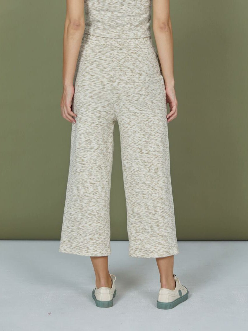 Women's Pantacourt Sweatpants - Dame - Twill (dirt beige) - Gumpel & Co