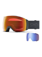 I/O MAG XL Ski Goggles - Unisex - Slate/ChromaPop Everyday Red Mirror + extra lens
