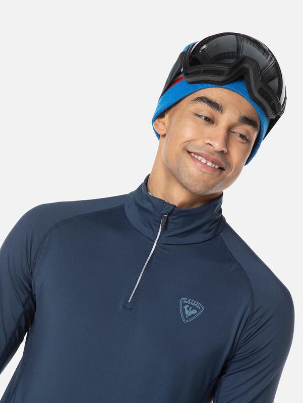 Classique Half - Zip Midlayer - Herre - Dark Navy - Gumpel & Co