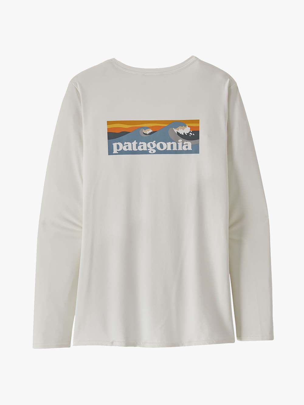 LS Capilene Cool Daily Graphic UV Tshirt - Dame - Boardlogo White - Gumpel & Co