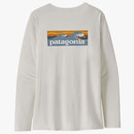 LS Capilene Cool Daily Graphic UV Tshirt - Dame - Boardlogo White - Gumpel & Co