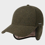 Baseball Wool/Cashmere Cap - Unisex - Moss - Gumpel & Co