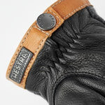Deerskin Wool Tricot Handske - Herre - Charcoal/Black - Gumpel & Co