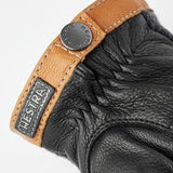 Deerskin Wool Tricot Handske - Herre - Charcoal/Black - Gumpel & Co