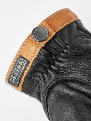 Deerskin Wool Tricot Handske - Herre - Charcoal/Black - Gumpel & Co