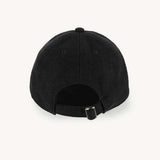 Unisex Baseball Cap with Visor - Black - Gumpel & Co