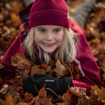 Junior Czone Pickup 5 - finger Handske - Børn - Sort/Kiwi - Gumpel & Co